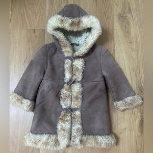 Girls Shearling Coat